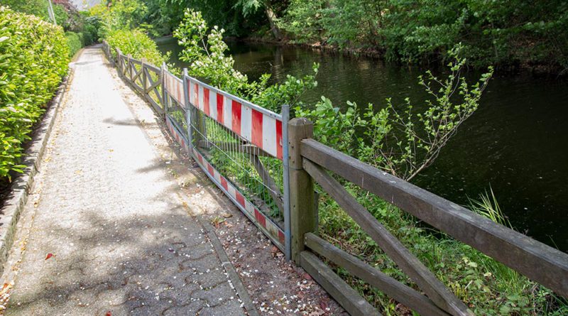 Geländer am Stadtgraben