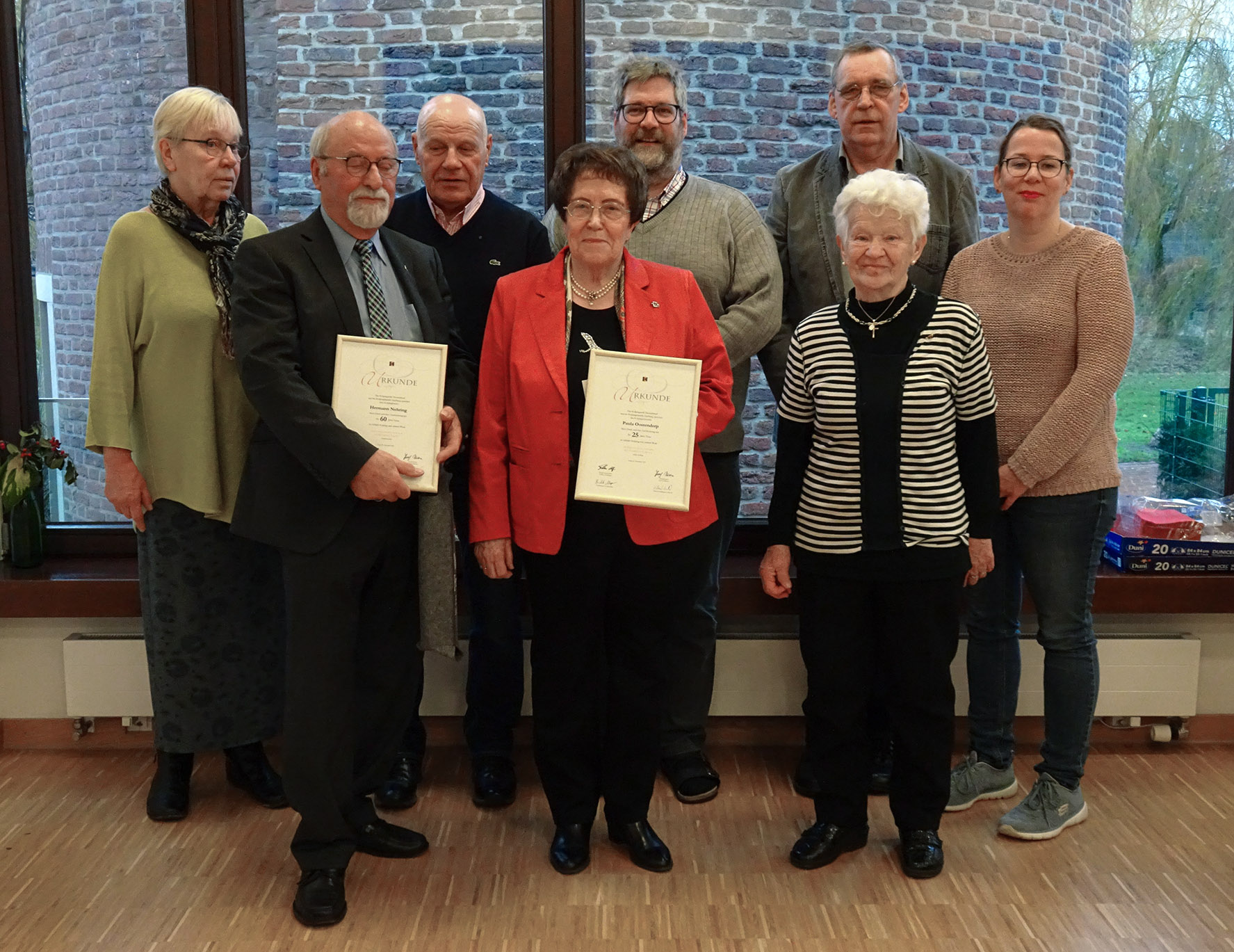 Ehrungen und neue Mitglieder bei der Kolpingsfamilie Isselburg