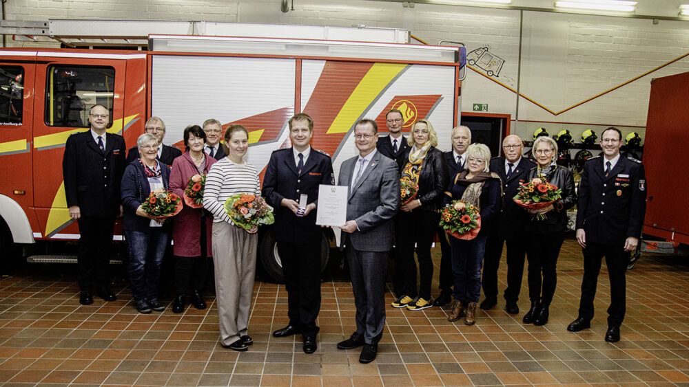 Ehrungen und Verabschiedungen in der Feuerwehreinheit Werth